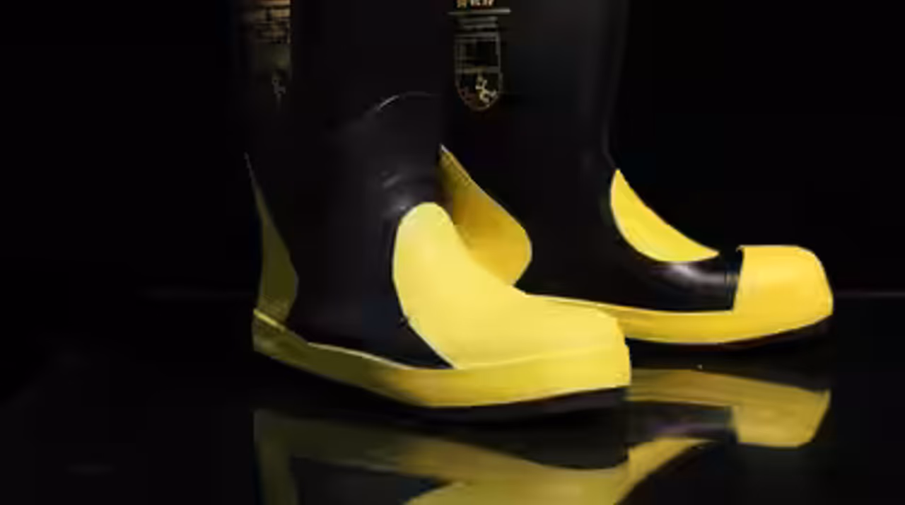 Bota de bombero estructural, de caucho para HAZMAT o forestal certificada NFPA 1971