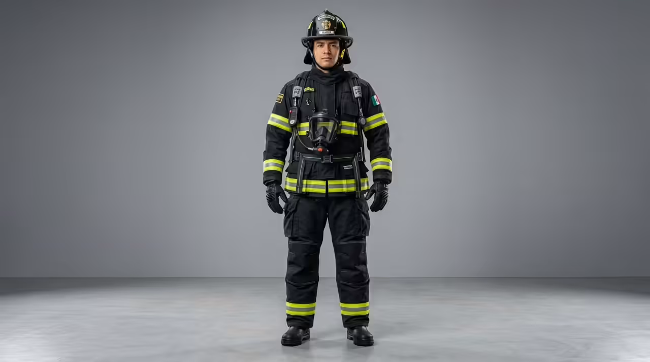 Traje y equipo de protección personal para bomberos certificado NFPA 1971