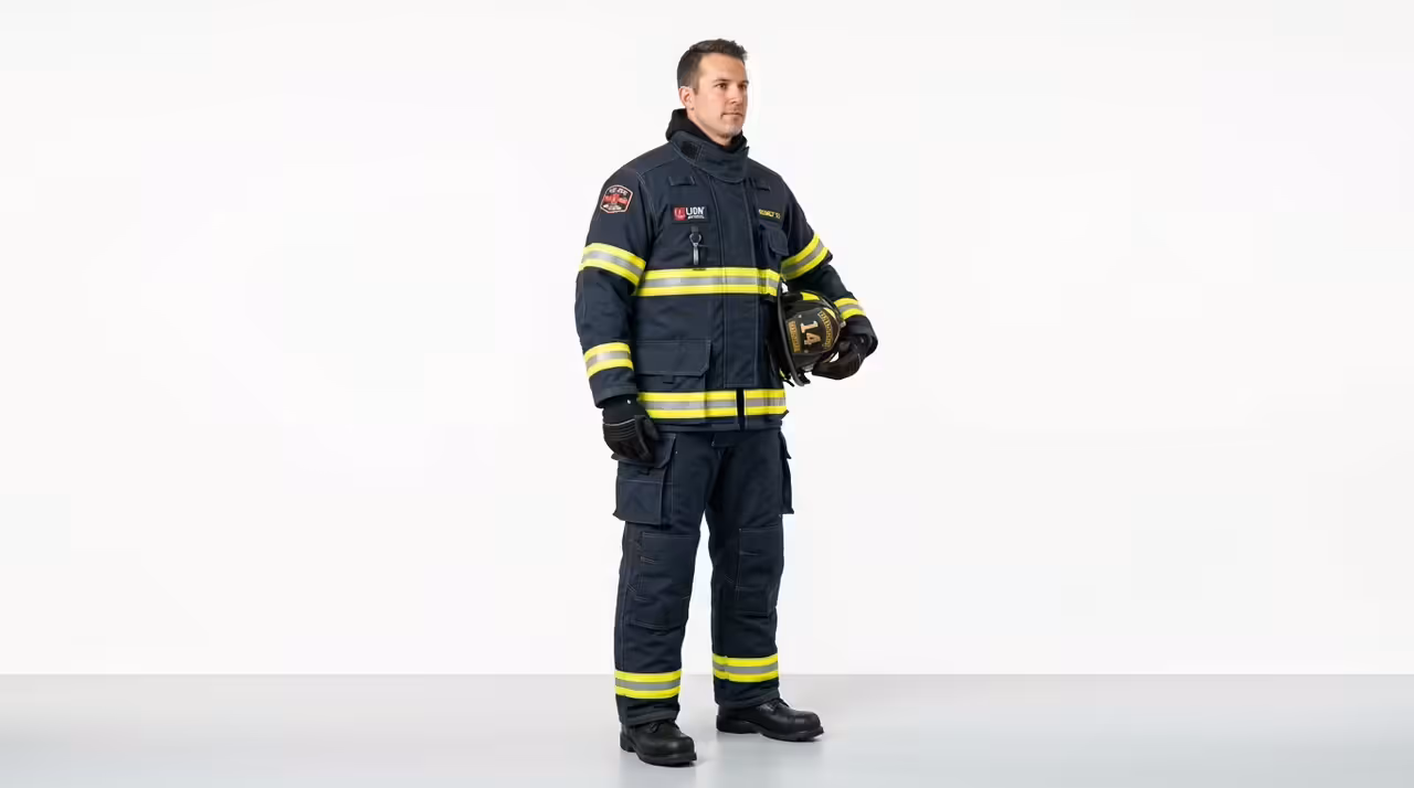Traje y equipo de protección personal para bomberos certificado NFPA 1971