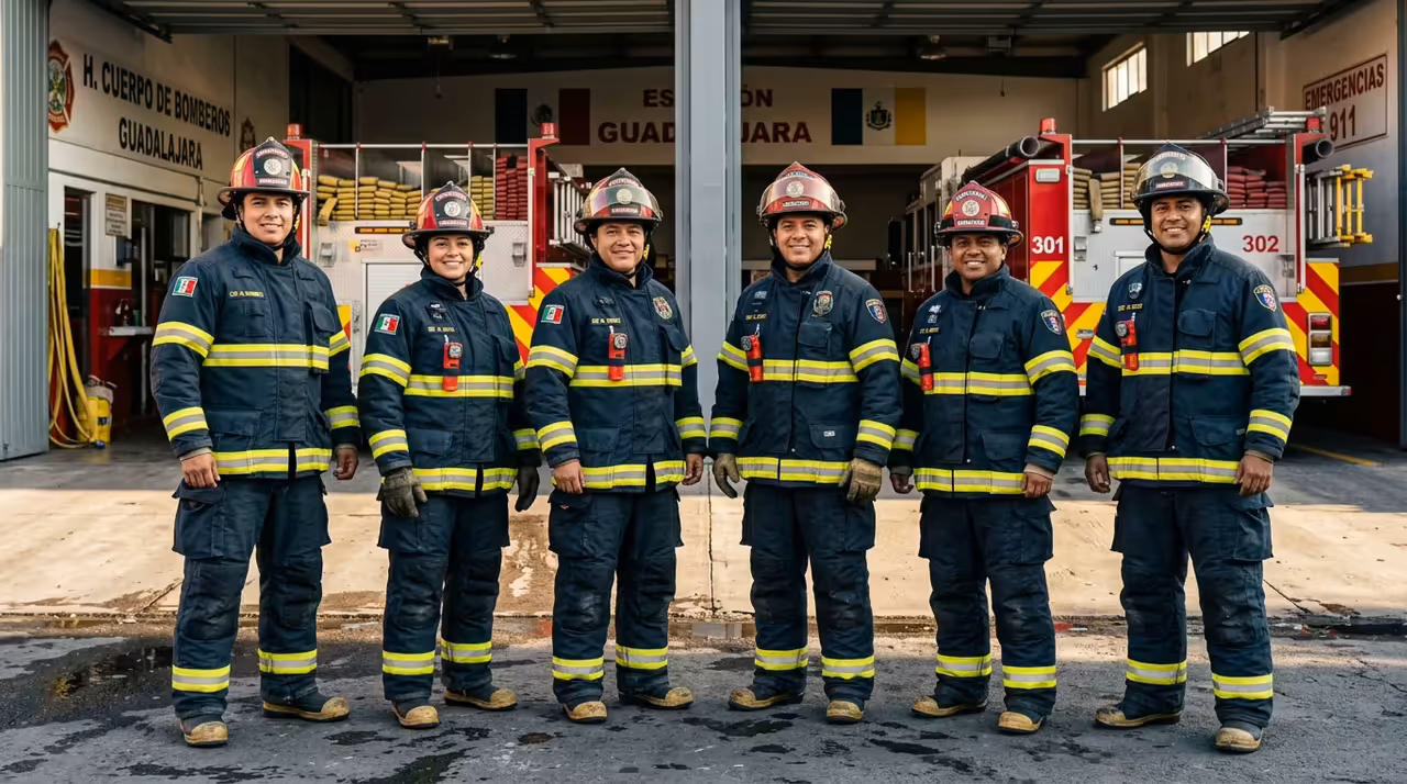 Traje y equipo de protección personal para bomberos certificado NFPA 1971