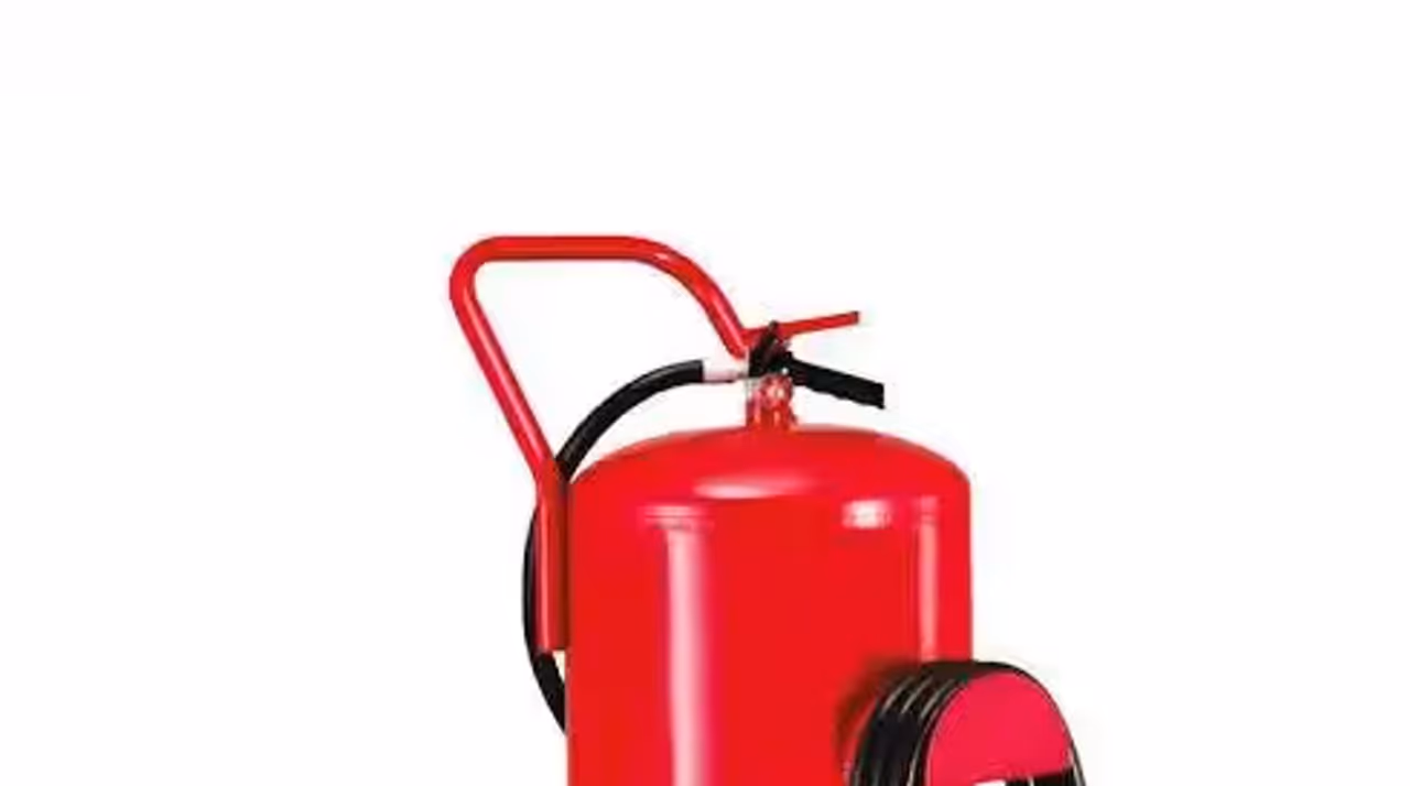 Extintor certificado MESECI: polvo químico seco, CO2, agua, espuma AFFF o agente limpio