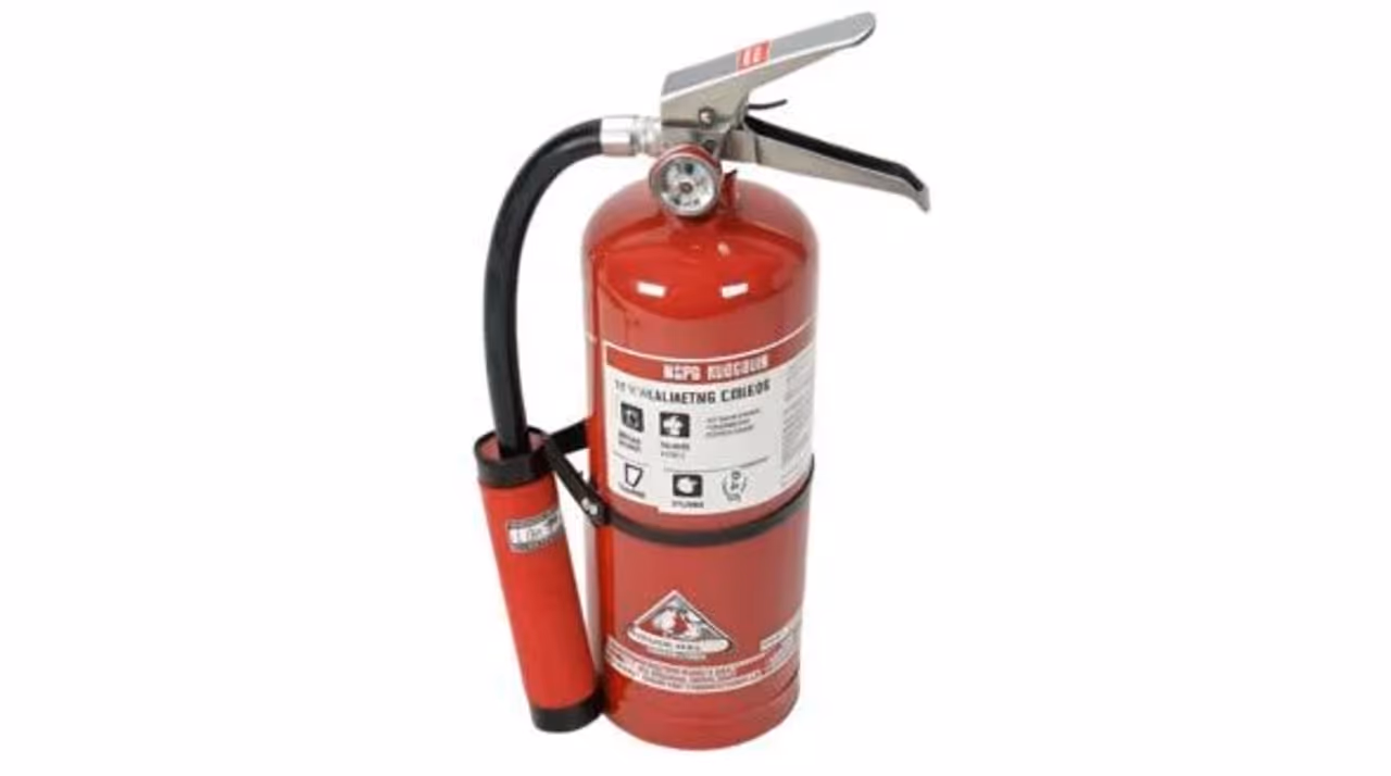 Extintor portátil contra incendios certificado, listo para venta o mantenimiento
