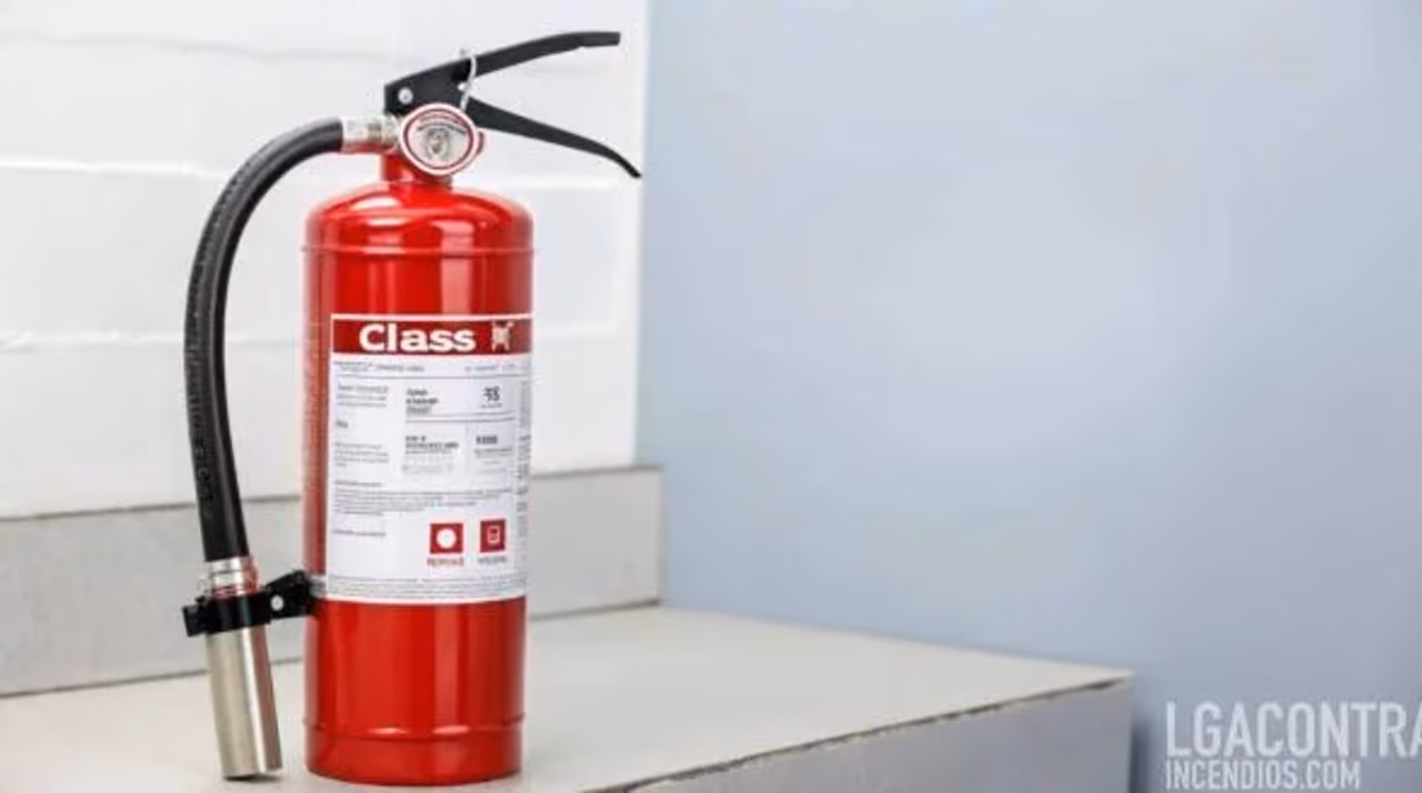 Extintor portátil contra incendios certificado, listo para venta o mantenimiento