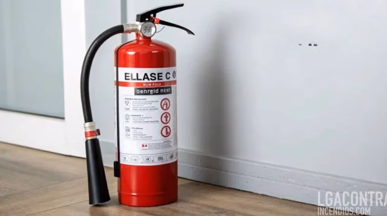 Extintor portátil contra incendios certificado, listo para venta o mantenimiento